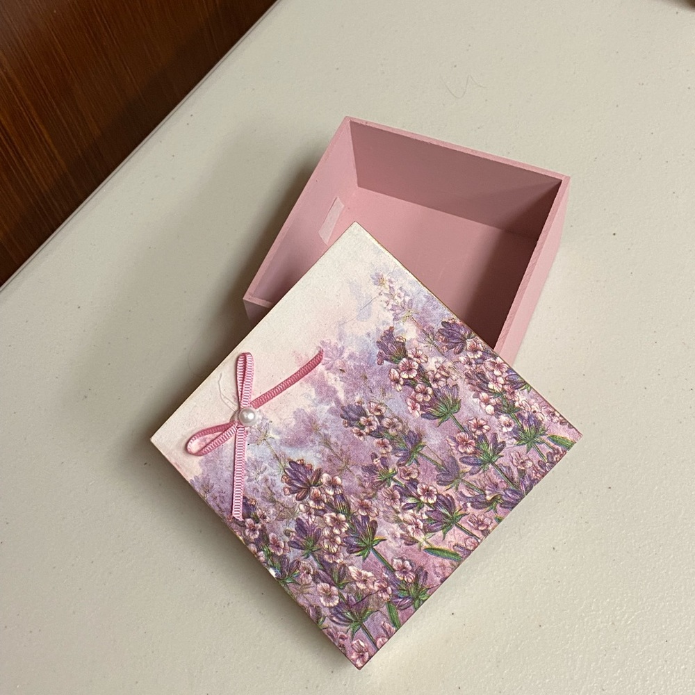 Handcrafted jewelry box